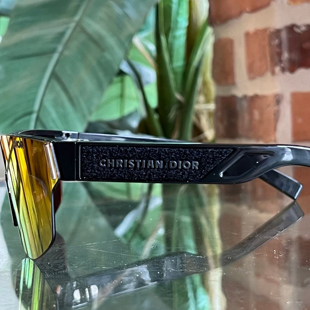 DIOR Diorxtrem M2U Semi-Rimless Injection Plastic Shield Sunglasses - Picture 4 of 7